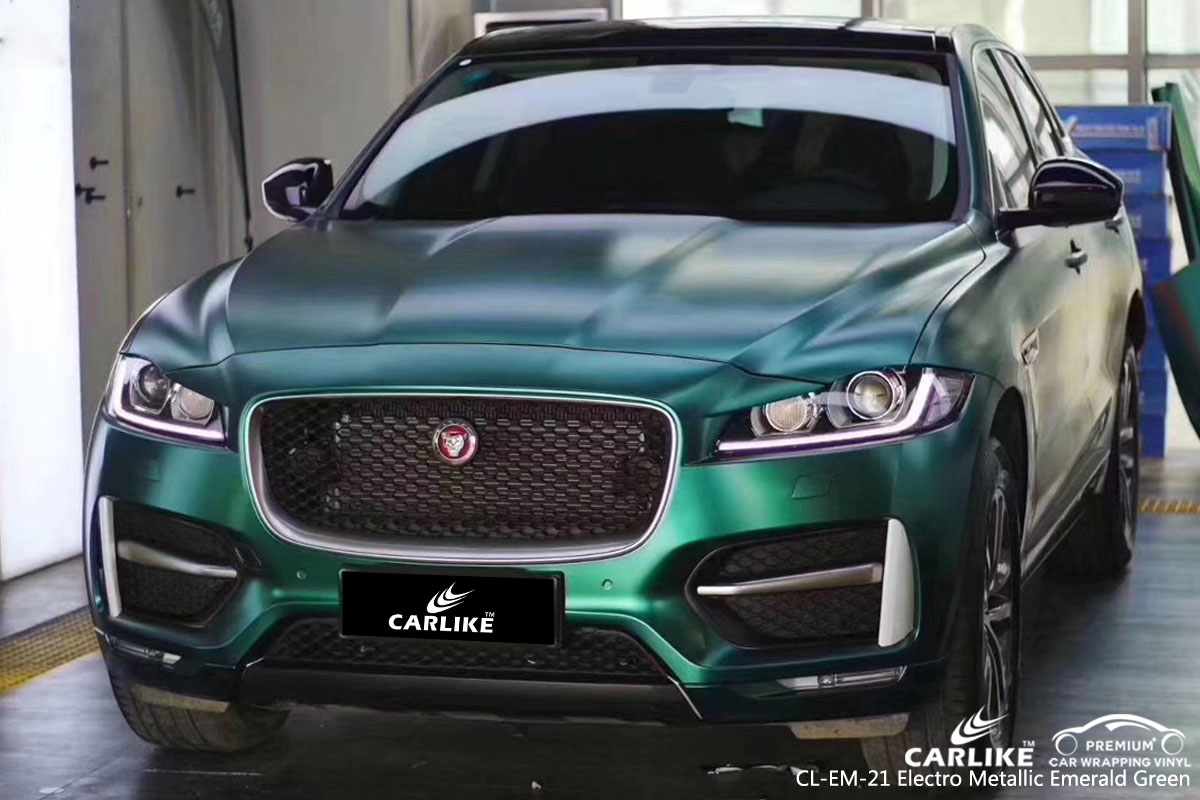 CARLIKE CL-EM-21 electro metallic emerald green car wrap vinyl for Mercedes-Benz