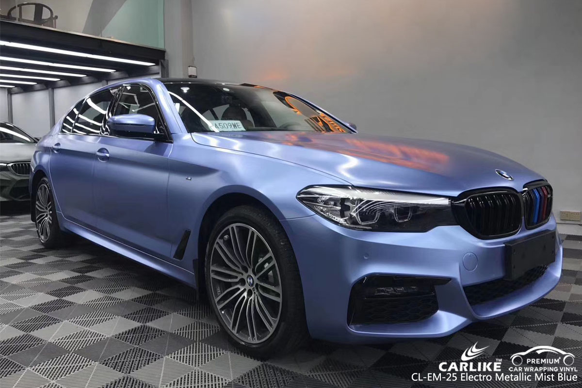 CARLIKE CL-EM-25 electro metallic mist blue car wrap vinyl for BMW