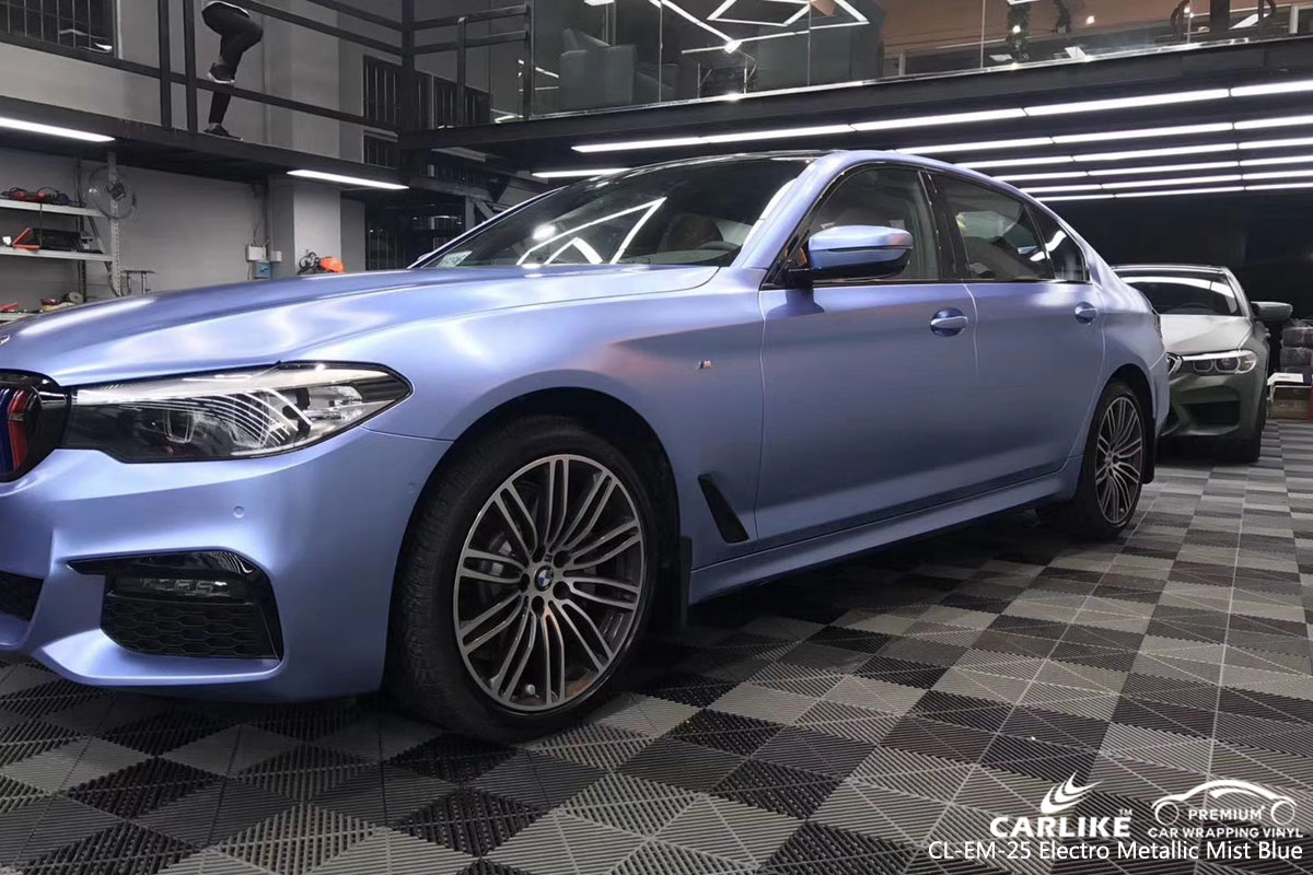 CARLIKE CL-EM-25 electro metallic mist blue car wrap vinyl for BMW