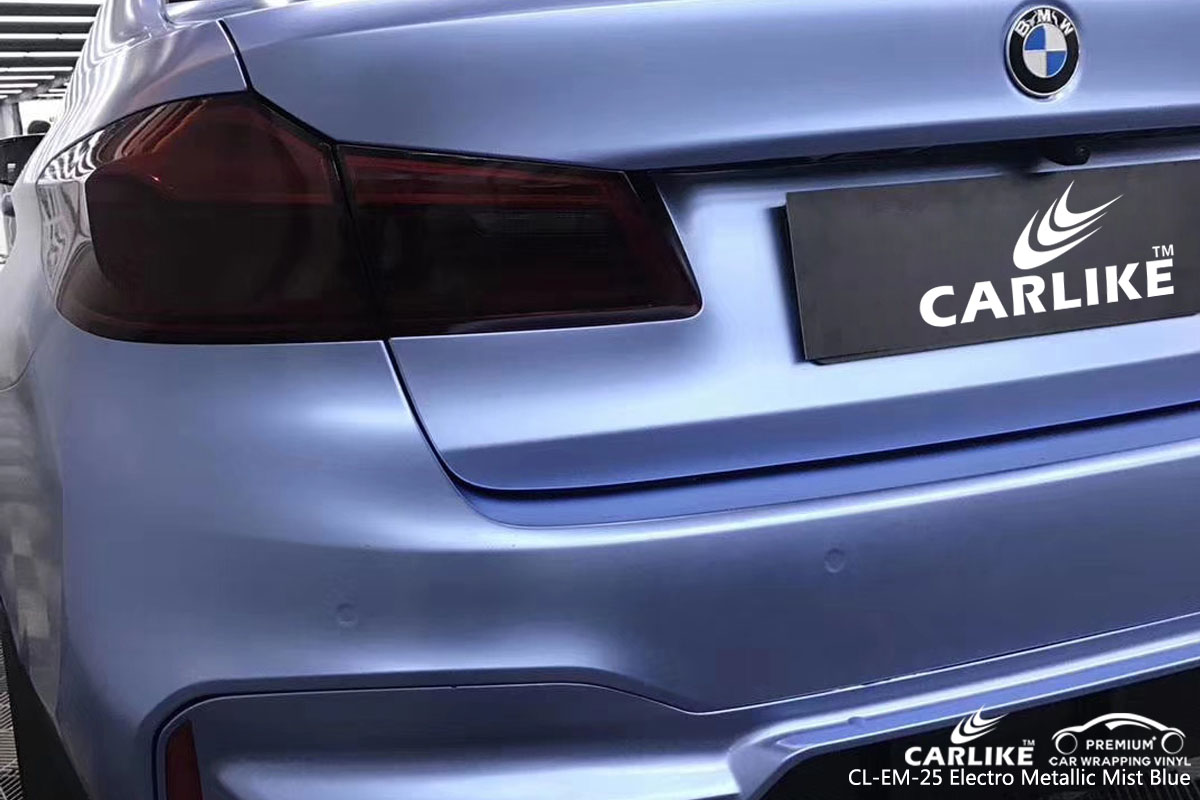 CARLIKE CL-EM-25 electro metallic mist blue car wrap vinyl for BMW