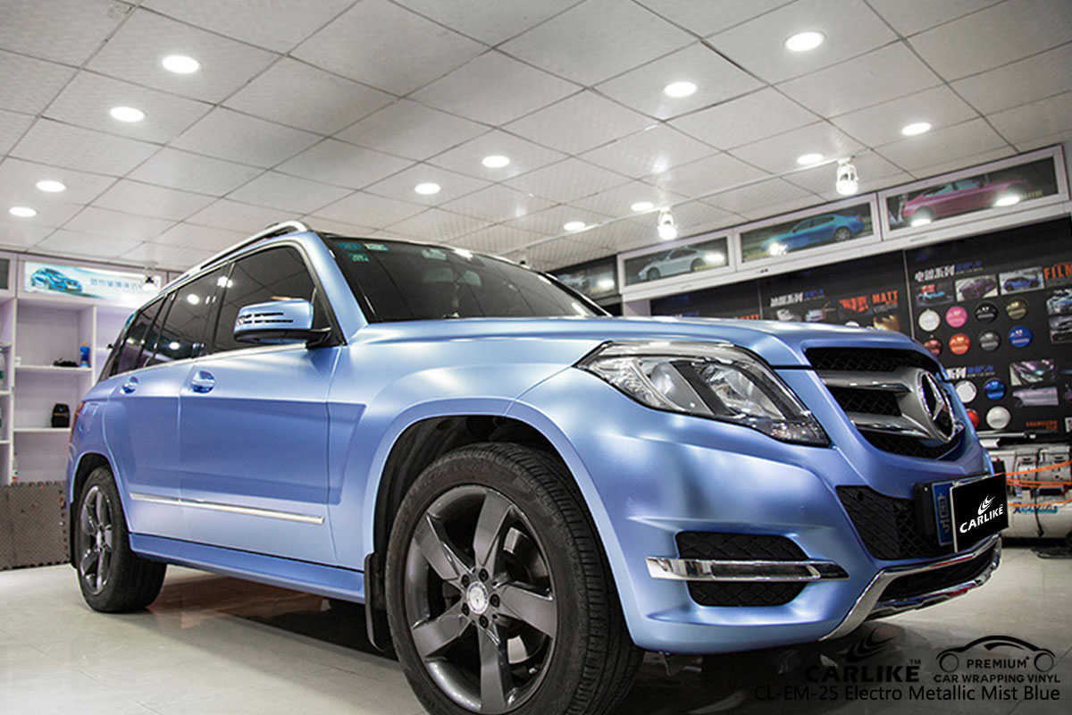 Security Window Film >> CARLIKE CL-EM-25 electro metallic mist blue car wrap vinyl for MERCEDES-BENZ | SINO VINYL Security Window Film >> CARLIKE CL-EM-25 electro metallic mist blue car wrap vinyl for MERCEDES-BENZ | SINO VINYL