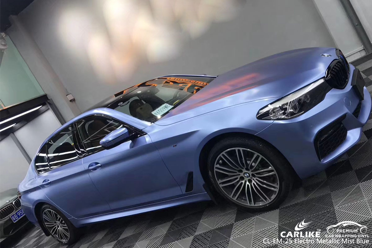 CARLIKE CL-EM-25 electro metallic mist blue car wrap vinyl for BMW