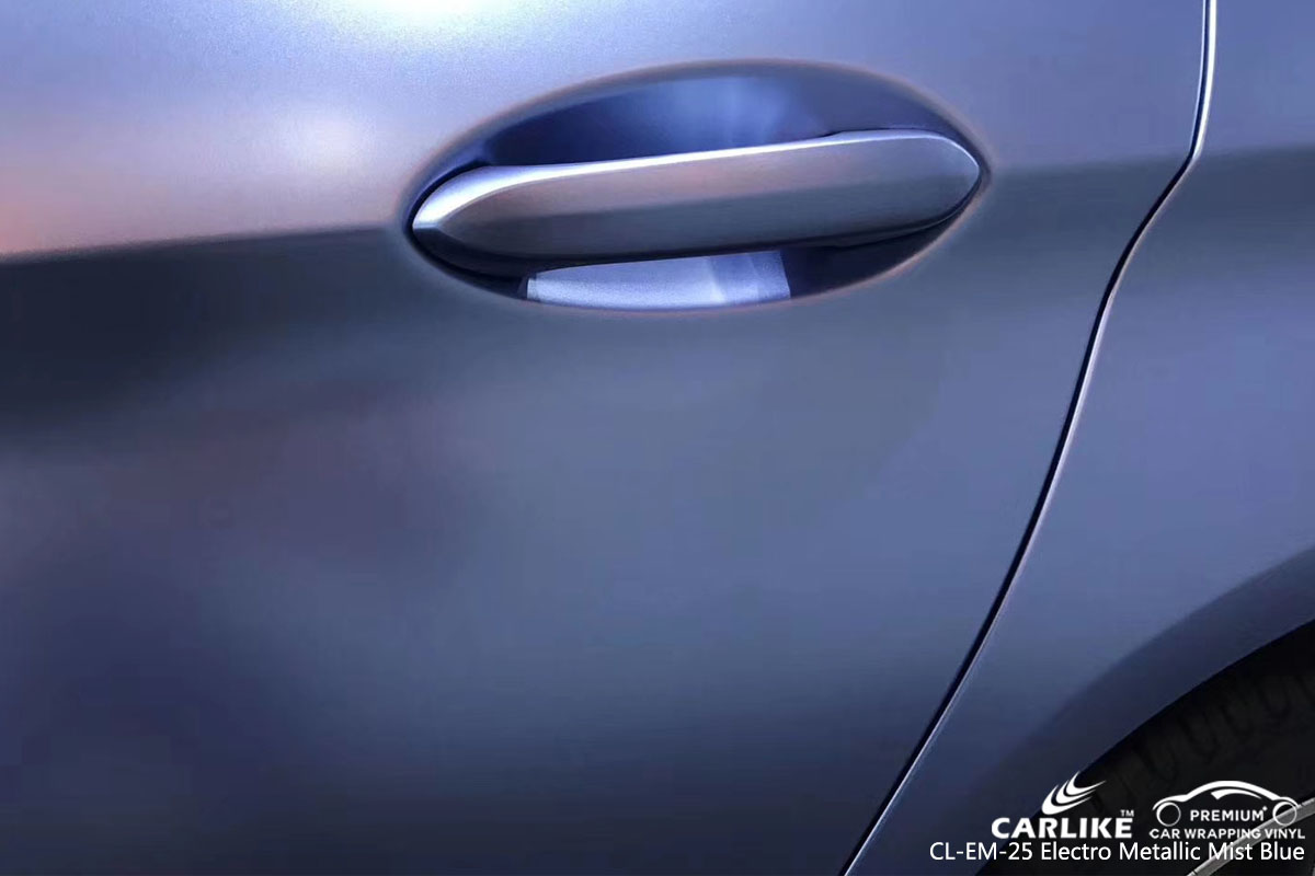 CARLIKE CL-EM-25 electro metallic mist blue car wrap vinyl for BMW