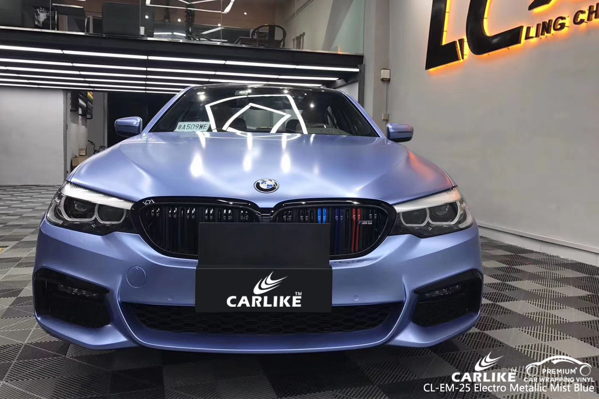 CARLIKE CL-EM-25 electro metallic mist blue car wrap vinyl for BMW