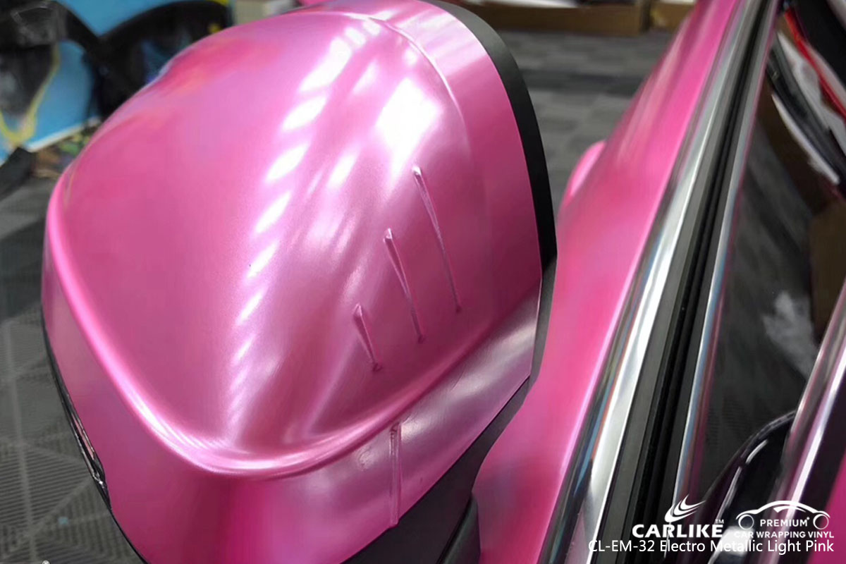 CARLIKE CL-EM-32 electro metallic light pink car wrap vinyl for Audi