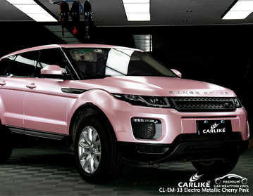 CL-EM-33 electro metallic cherry pink vinyl wrap car malaysia for Land Rover
