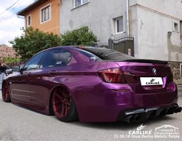 CL-GE-18 gloss electro metallic purple car wrapping vinyl factory for BMW