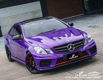 CL-GE-19 glänzendes, elektro-metallisches Lavendel-Car-Wrap-Vinyl für Mercedes-Benz