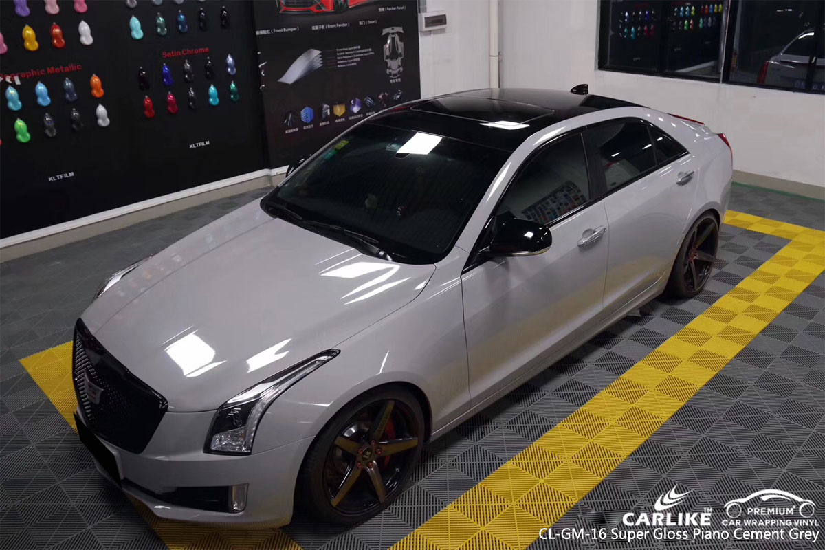 CLGM16 super gloss piano cement grey car vinyl wrap cape town for