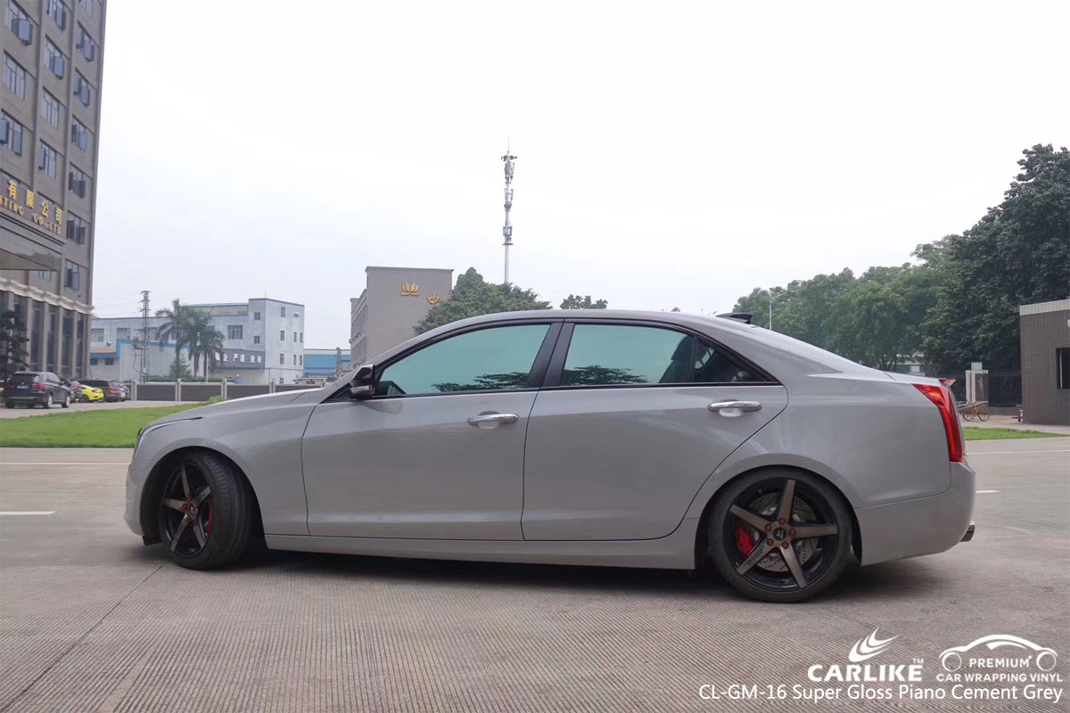 CLGM16 super gloss piano cement grey car vinyl wrap cape town for