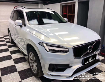 CL-MW-01 gloss magic white to gold vinyl car wrapping puerto rico for Volvo