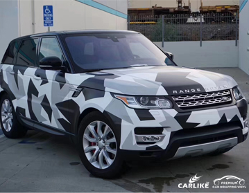 CL-BS-05 carro impresso da etiqueta da bomba que envolve o vinil para Land Rover