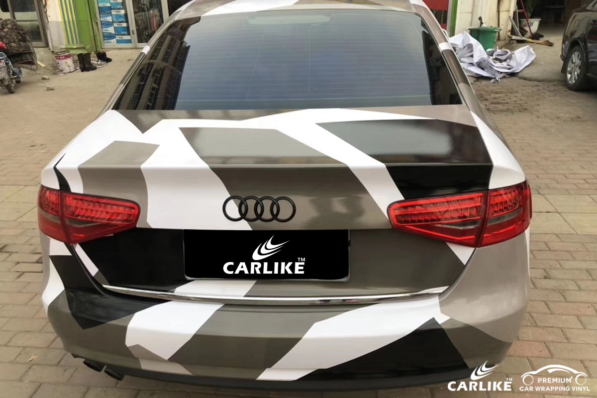CARLIKE CL-BS-04 printed bomb sticker car wrap vinyl for Audi