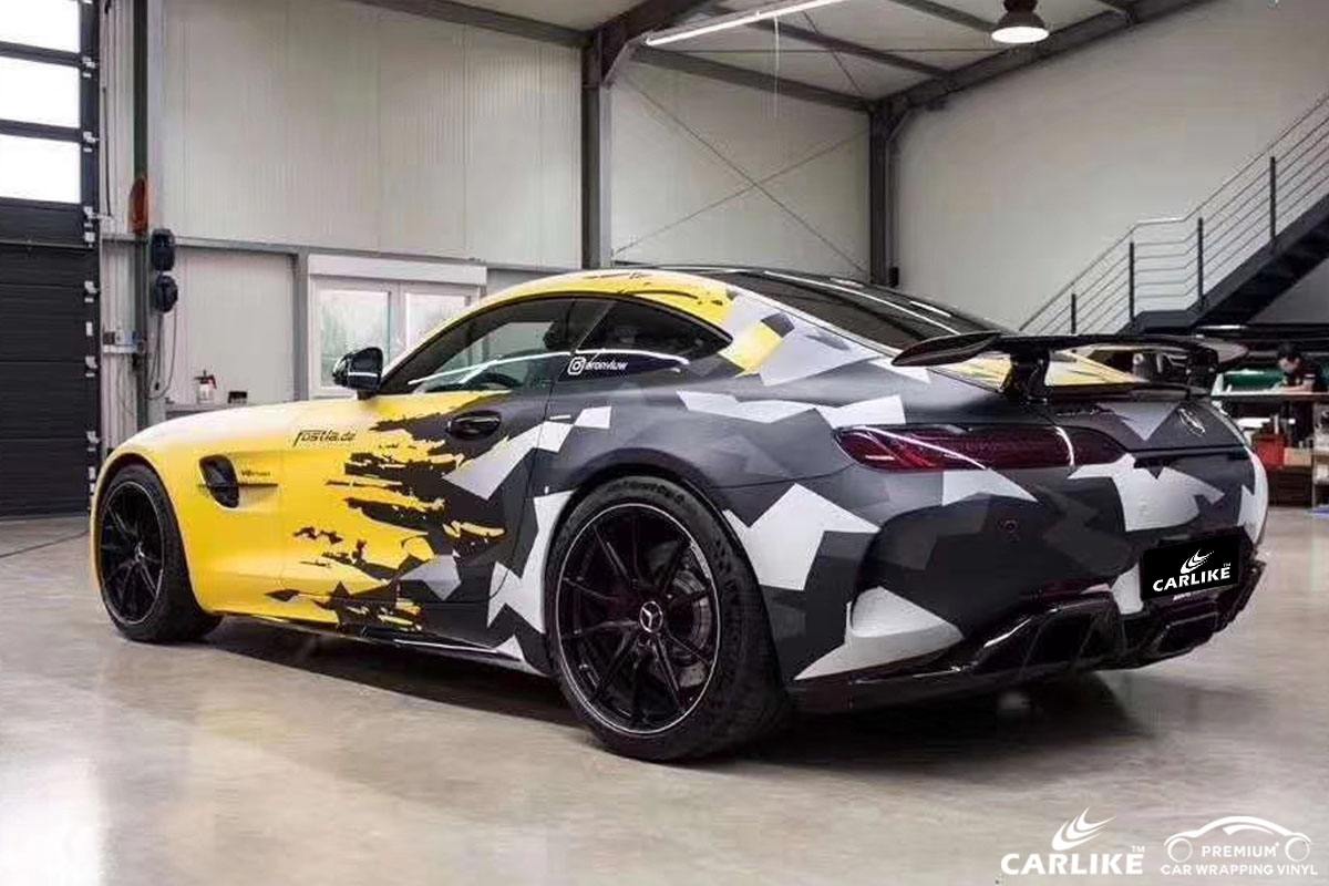 CARLIKE CL-BS-01 printed bomb sticker car wrap vinyl for Mercedes-Benz