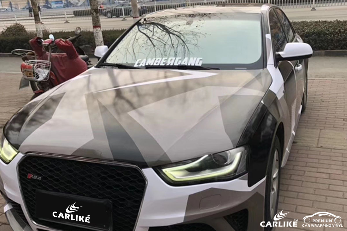 CARLIKE CL-BS-04 printed bomb sticker car wrap vinyl for Audi