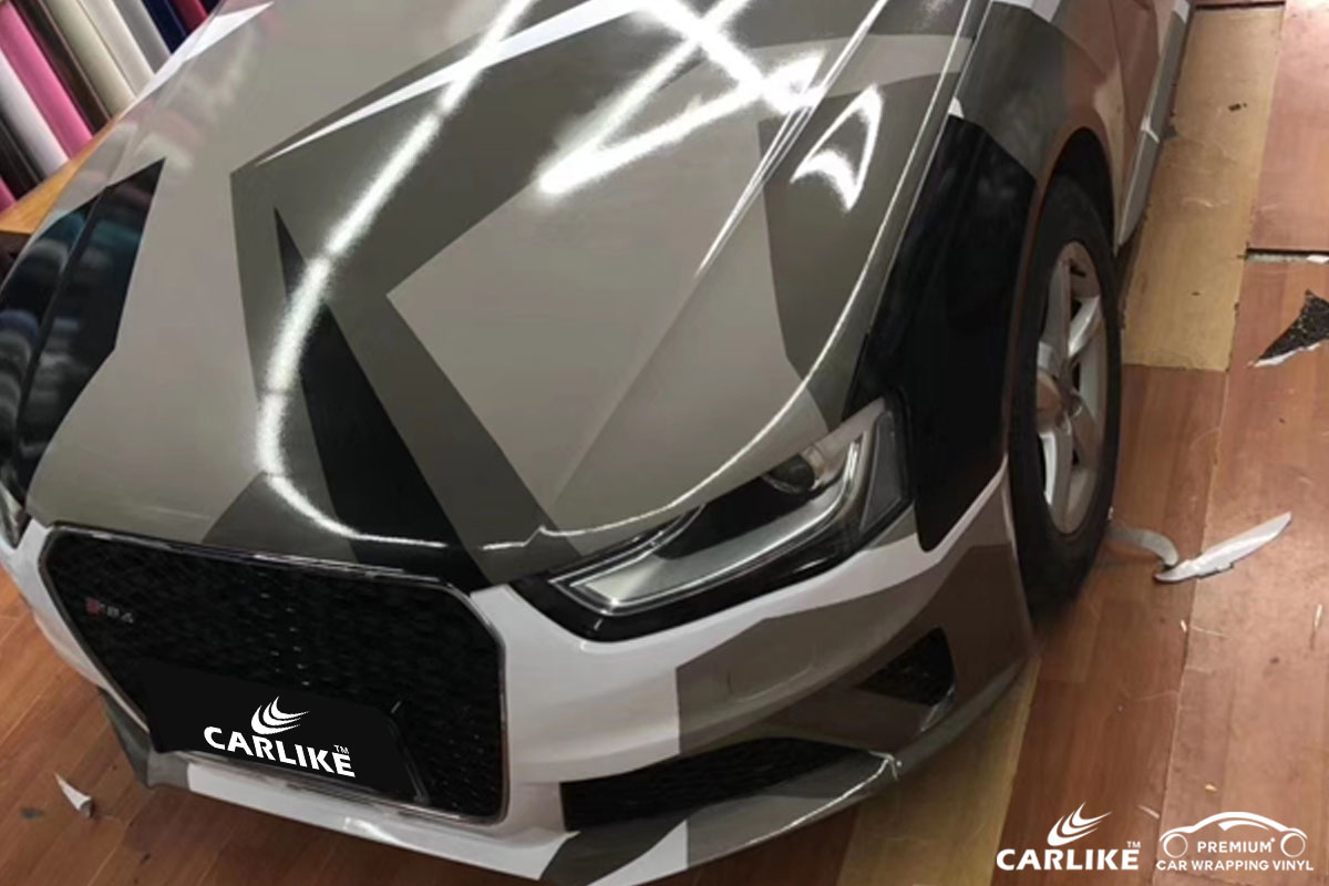 CARLIKE CL-BS-04 printed bomb sticker car wrap vinyl for Audi