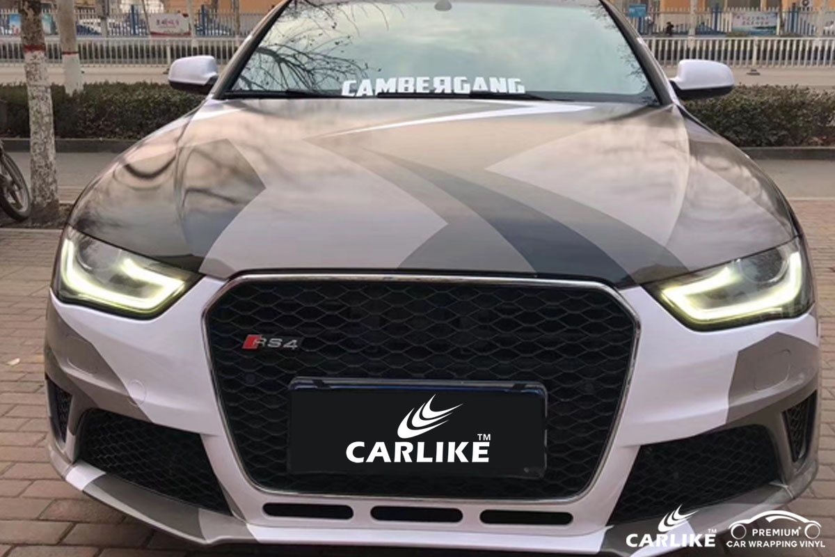 CARLIKE CL-BS-04 printed bomb sticker car wrap vinyl for Audi