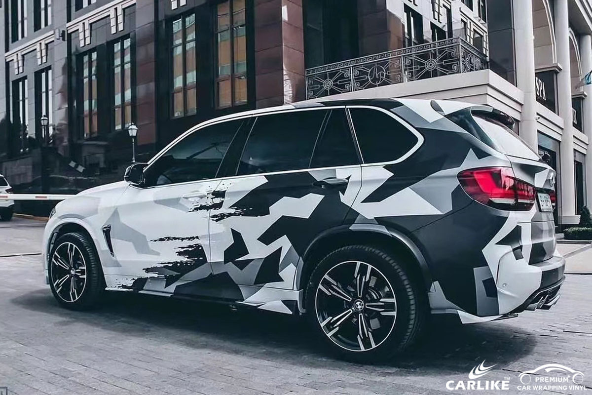 CL-CA Camouflage car wrap vinyl for BMW | SINO VINYL