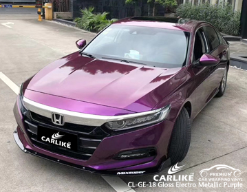 CL-GE-18 wrap vinyle électro violet métallisé brillant pour Honda