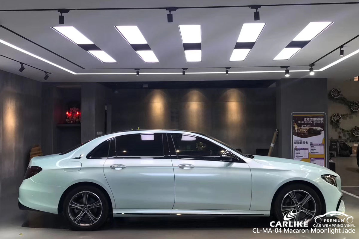 CARLIKE CL-MA-04 macaron moonlight jade car wrap vinyl for Mercedes-Benz