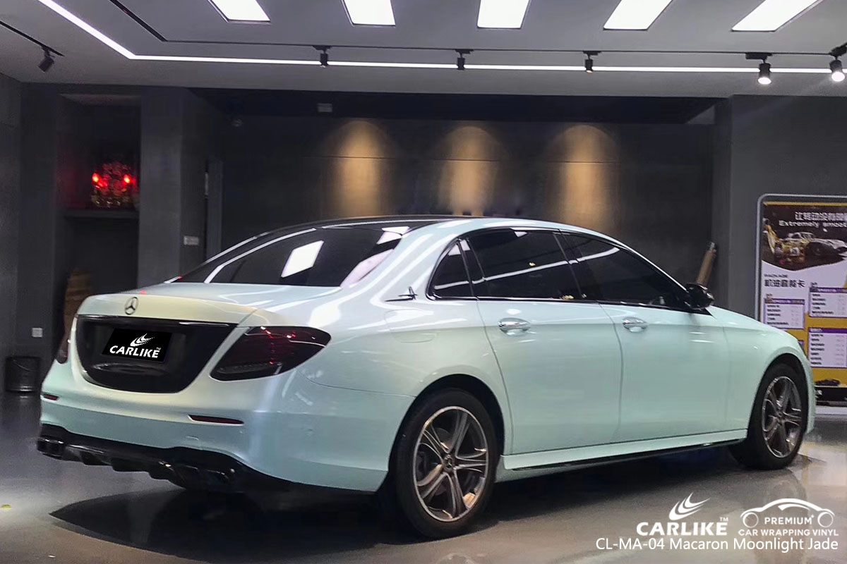CARLIKE CL-MA-04 macaron moonlight jade car wrap vinyl for Mercedes-Benz