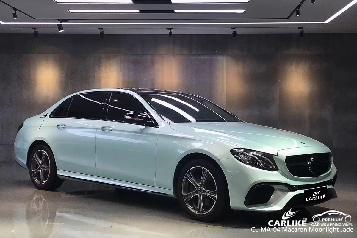 CARLIKE CL-MA-04 macaron moonlight jade car wrap vinyl for Mercedes-Benz