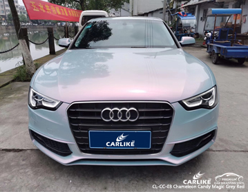 CL-CC-03 chameleon candy magic grey red vinyl wrapping a car price for audi
