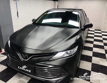 CL-EB-04 elektro metallic gebürstetes schwarzes Car Wrap Vinyl für Toyota