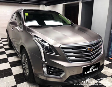 CL-EM-04 الكهربائية شبح لامع سيارة التفاف الفينيل الرمادي لكاديلاك