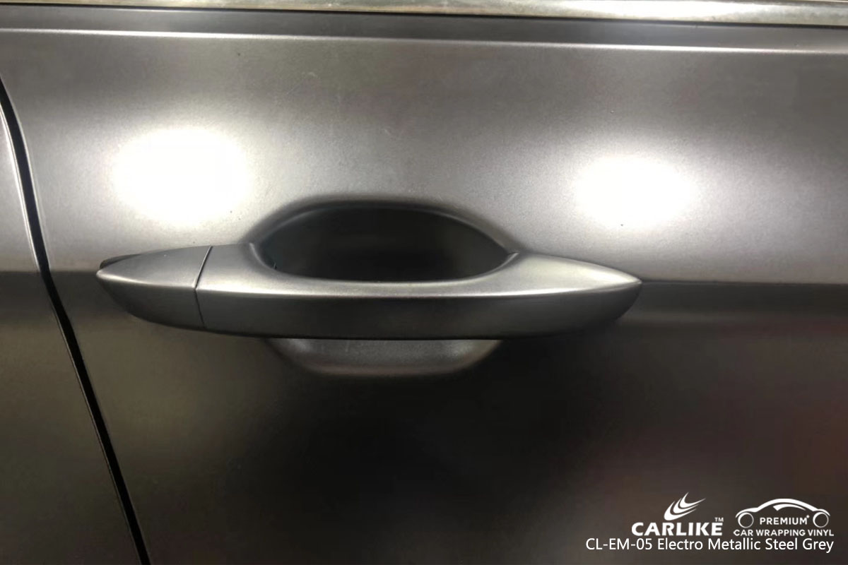 CARLIKE CL-EM-05 electro metallic steel green car wrap vinyl for Volkswagen