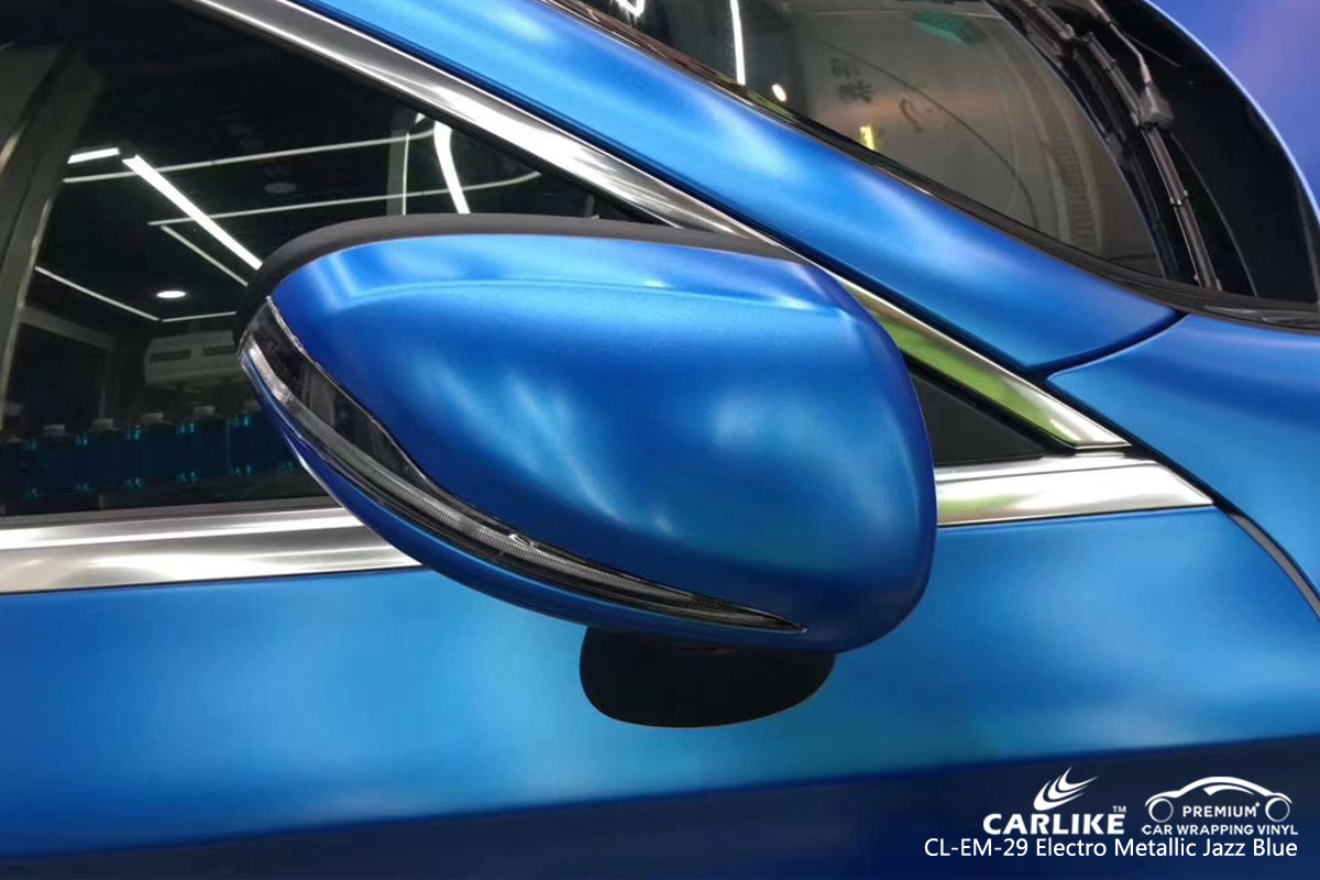 CARLIKE CL-EM-29 electro metallic jazz blue car wrap vinyl for Mercedes-Benz