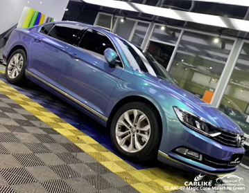 CARLIKE CL-MC-17 Volkswagen için sihirli mercan malakit yeşil araba sarma vinil