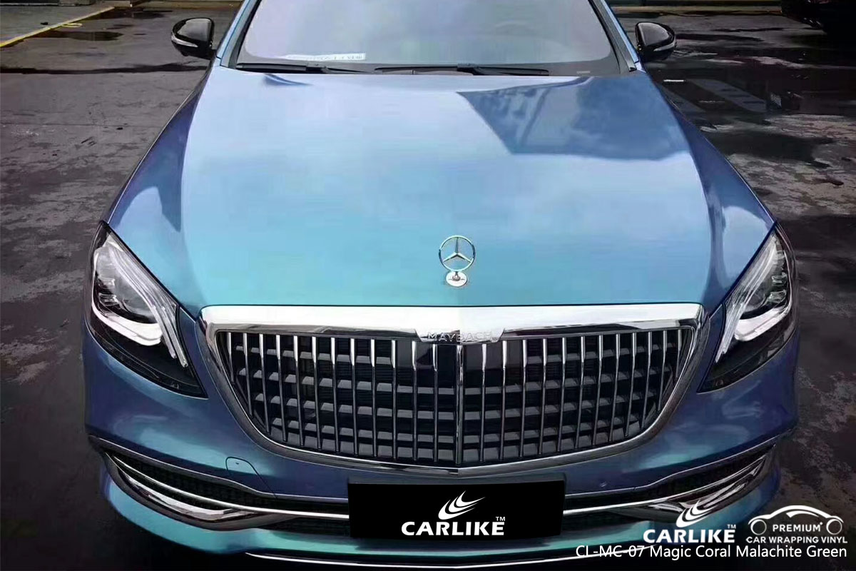 CARLIKE CL-MC-07 magic coral malachite green car wrap vinyl for Mercedes-Benz