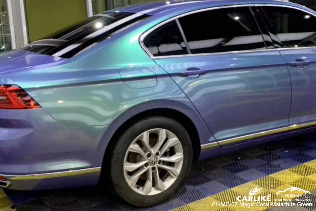 CARLIKE CL-MC-17 magic coral malachite green car wrap vinyl for Volkswagen
