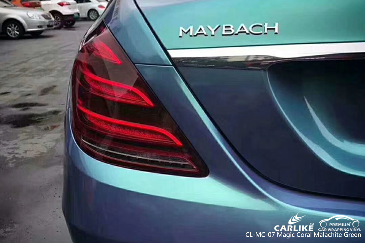 CARLIKE CL-MC-07 magic coral malachite green car wrap vinyl for Mercedes-Benz