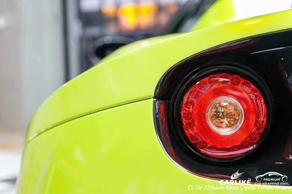 CARLIKE CL-SV-27 super gloss crystal tender green car wrapping vinyl