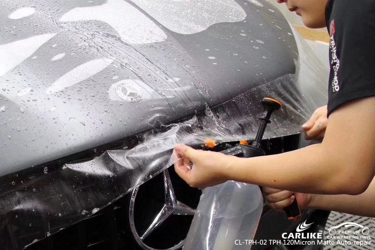 CARLIKE CL-TPH-02 120 micron matte auto-repair car paint protection film for Mercedes-Benz