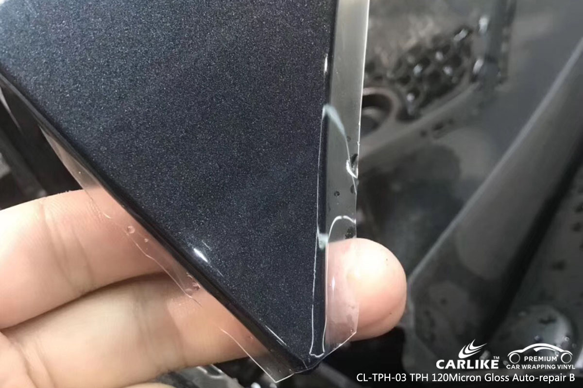 CARLIKE CL-TPH-03 TPH car wrap vinyl 120 micron gloss auto-repair paint protection film for Porsche