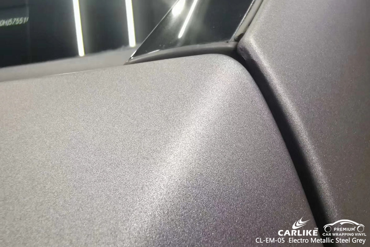 CARLIKE CL-EM-05 electro metallic steel grey car wrap vinyl for Mercedes-Benz