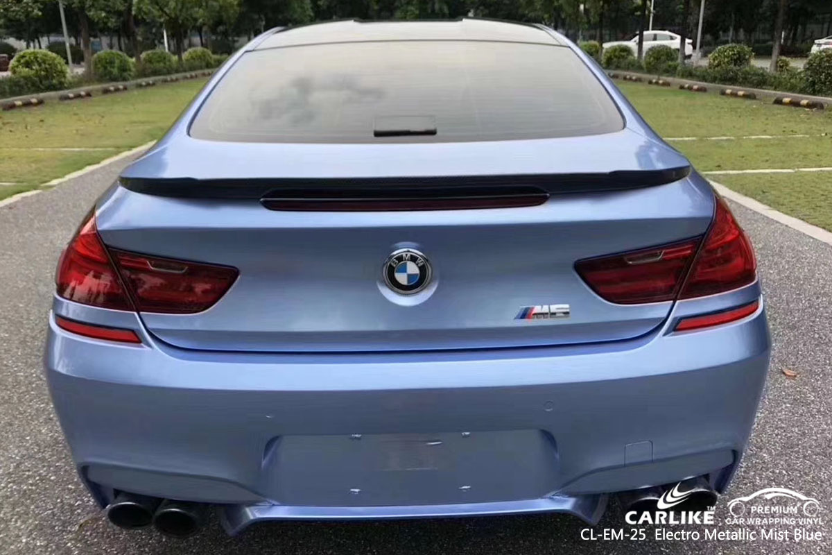 CARLIKE CL-EM-25 electro metallic mist blue car wrap vinyl for BMW