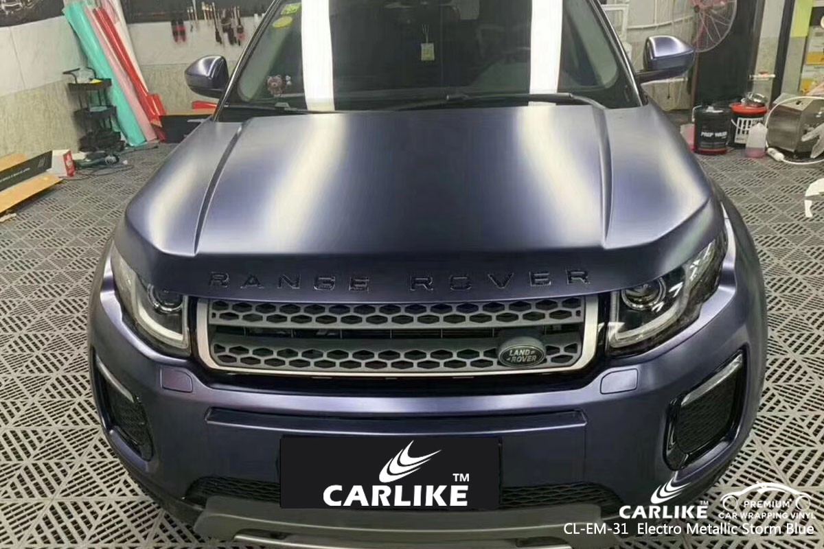 CARLIKE CL-EM-31 electro metallic storm blue car wrap vinyl for Land Rover