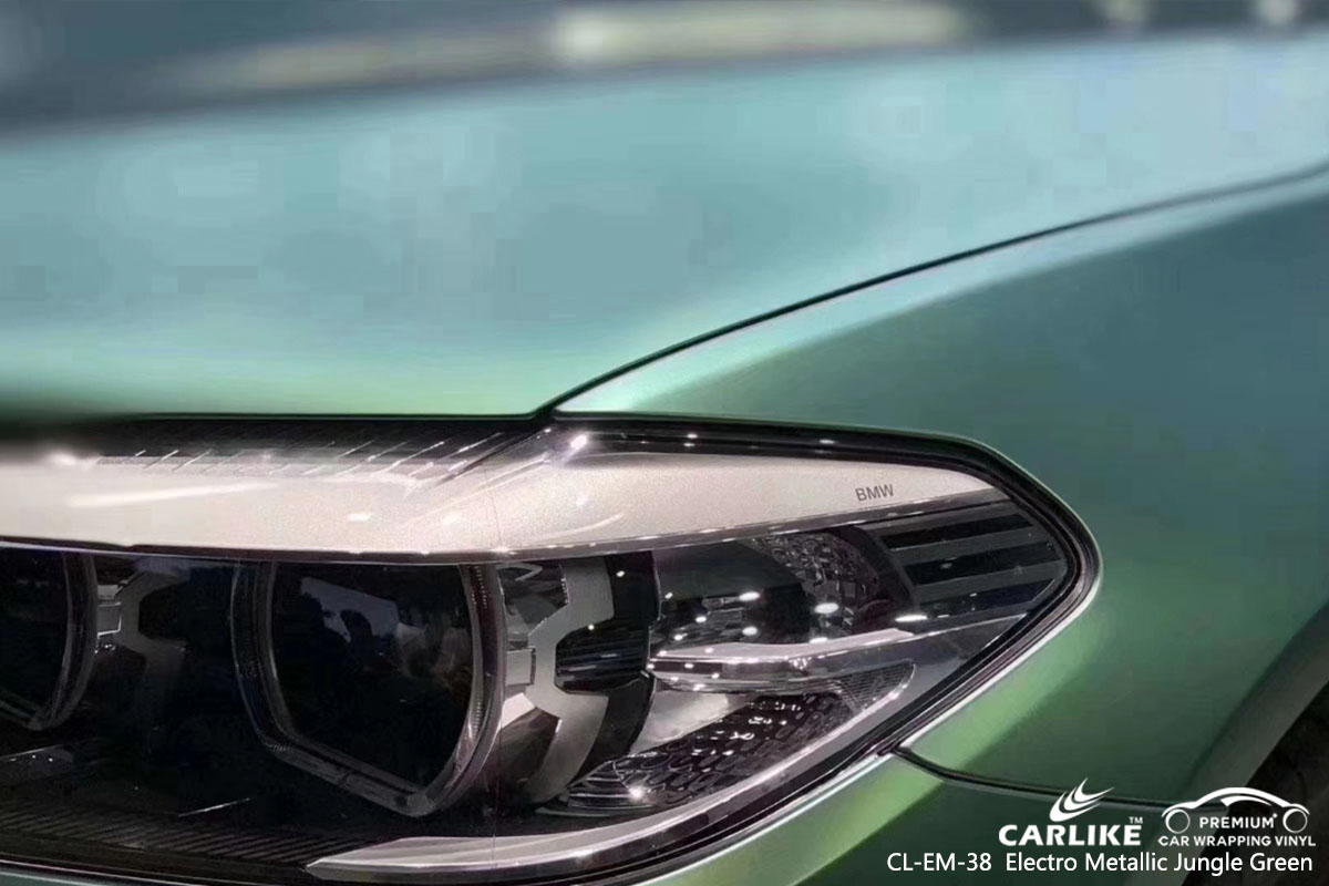 CARLIKE CL-EM-38 electro metallic jungle green car wrap vinyl for BMW