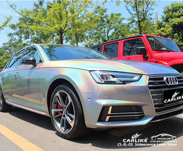 CL-IL-03 Yanardönerlik lazer gümüş araba sarma vinil