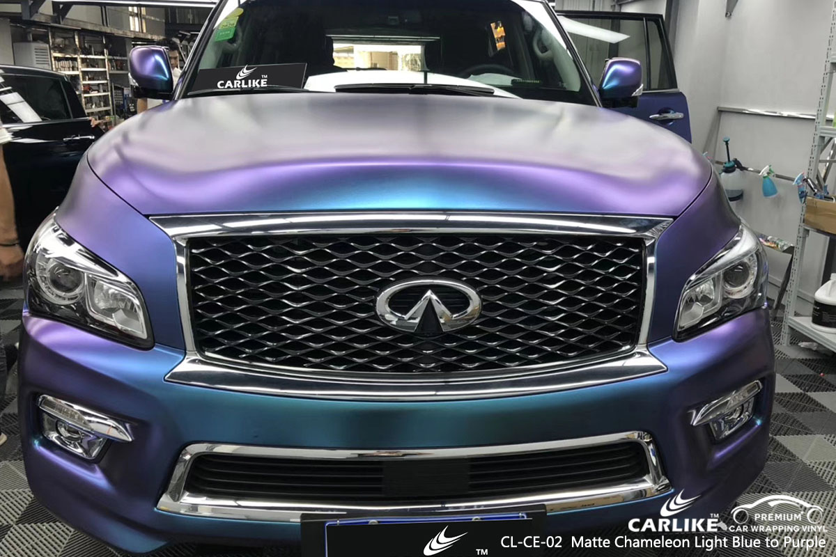 CL-CE-02 матовый хамелеон от светло-голубого до фиолетового