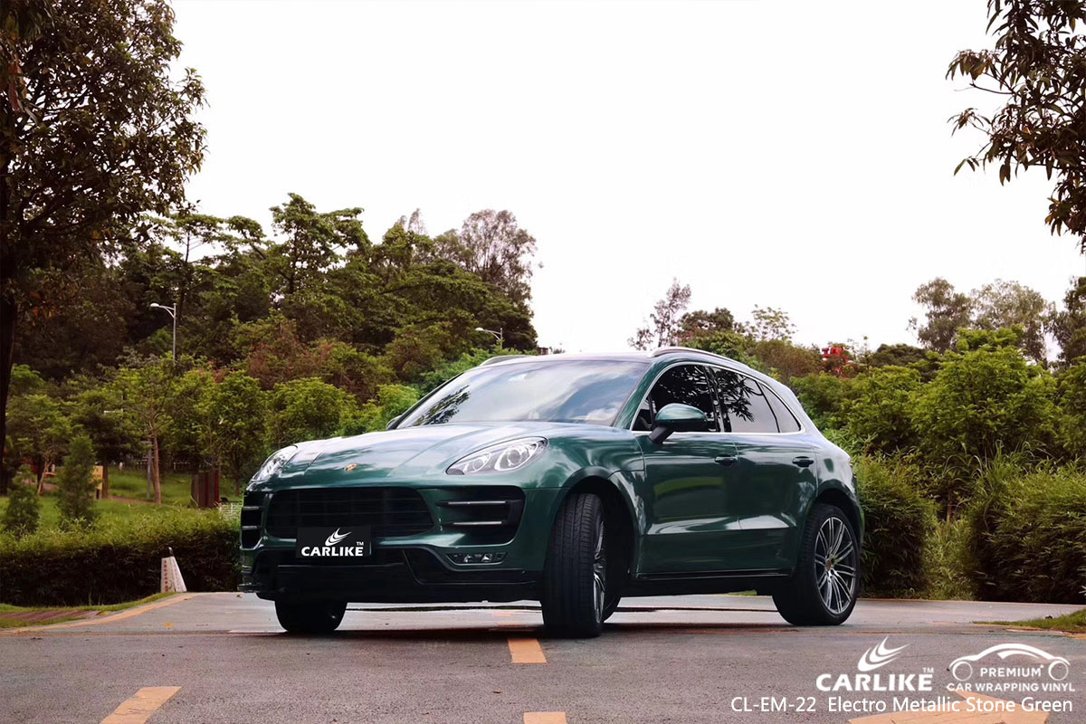  CL-EM-04 Electro Metallic Ghost Grey car wrap vinyl for Porsche