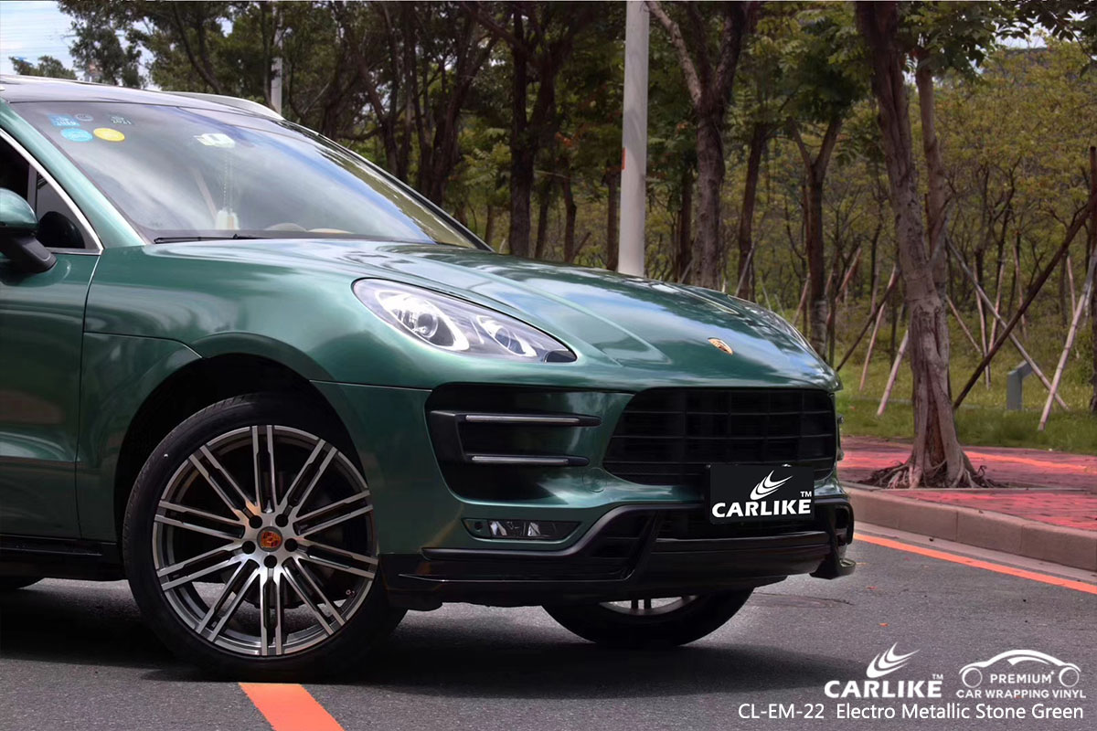  CL-EM-04 Electro Metallic Ghost Grey car wrap vinyl for Porsche