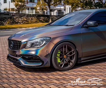 CL-IL-03 Vinilo envolvente para automóvil Electro Metallic Stone Green para Benz