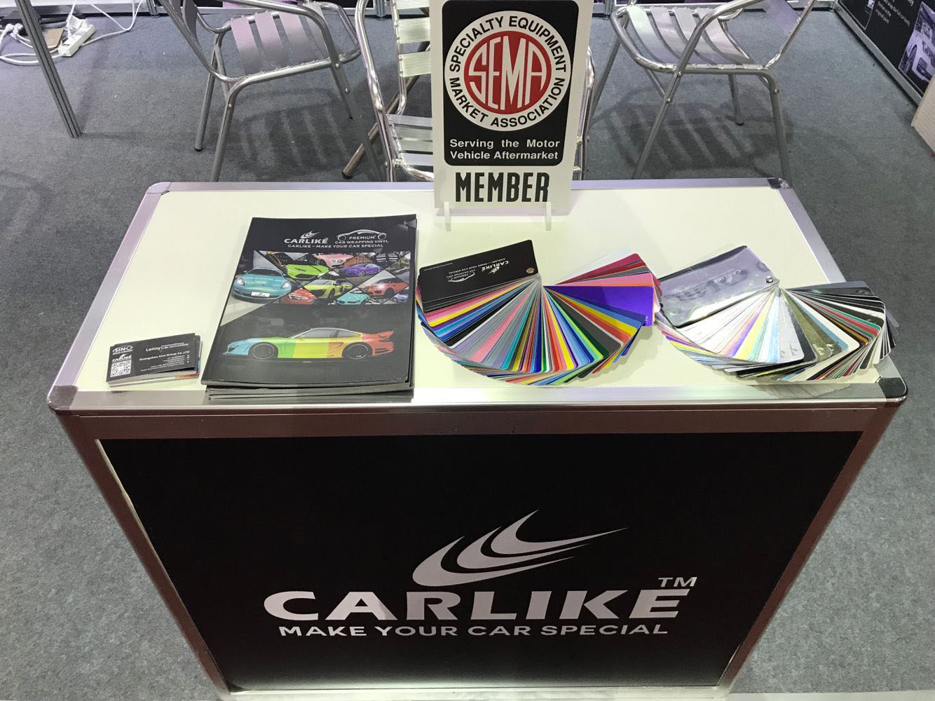 2019美国拉斯维加斯 SEMA SHOW 第二天：SINO GROUP CARLIKE™乙烯基在展会上的风采