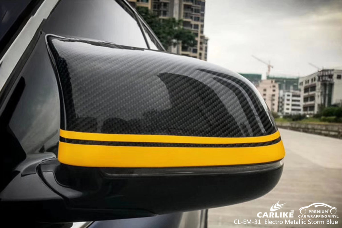 CARLIKE CL-EM-31  Electro Metallic Storm Blue car wrap vinyl for BMW