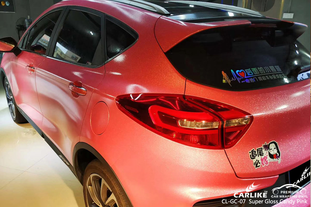 CARLIKE CL-GC-07 Super Gloss Candy Brown car wrap vinyl for Geely